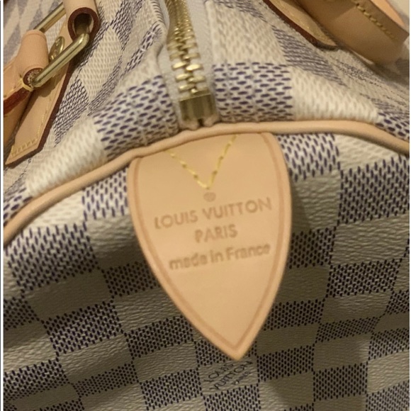 💙Authentic Louis Vuitton Speedy 30 in Azur 🤍Unworn/New Condition France - Picture 3 of 11